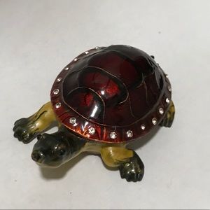 Turtle Metal Jewelry Box
